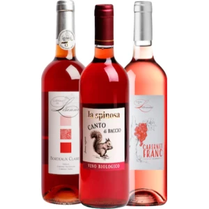 Smagekasse med rosévin