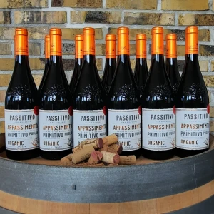 12 flasker - Paolo Leo Passitivo Organico Primitivo Puglia "Mini Amarone" Økologisk.