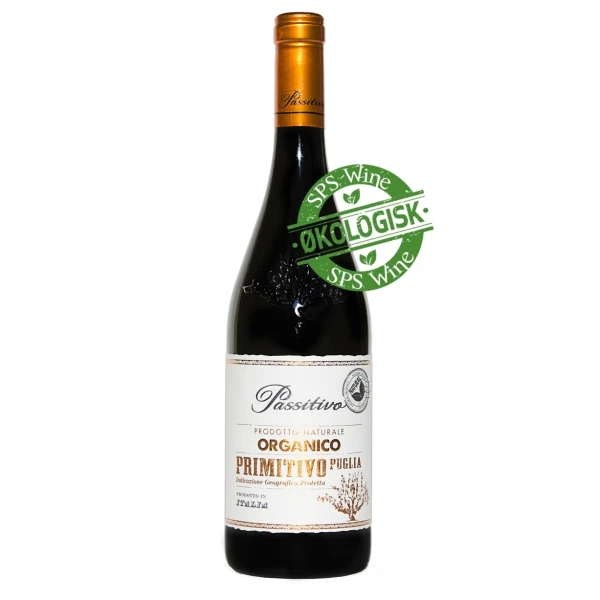 Paolo Leo Passitivo Organico Primitivo Puglia "Mini Amarone" Økologisk rødvin 2022, Puglia Italien