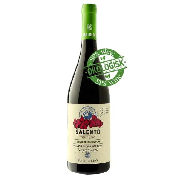 Paolo Leo Terreno Negroamaro Salento Økologisk rødvin 2021, Puglia Italien