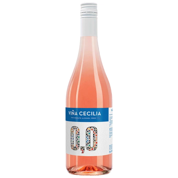 Vina Cecilia Moscato Rosé 0,0 Alkoholfri -  Rosé